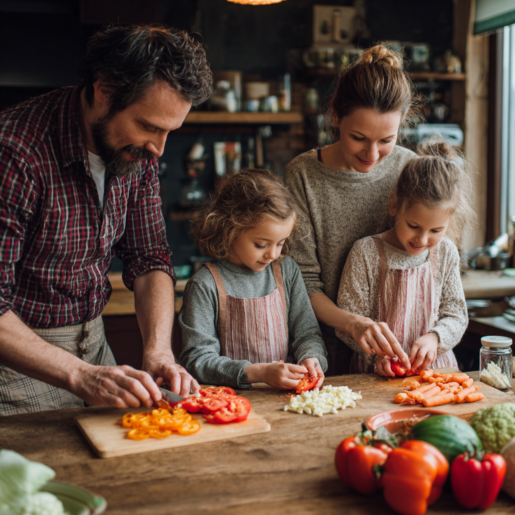 Свіжі овочі та фрукти для здорового харчування